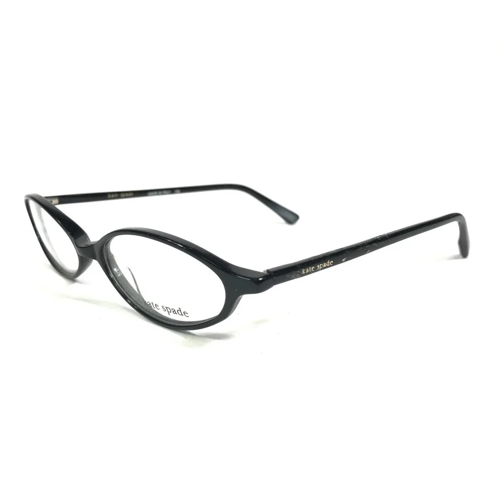 Kate Spade Eyeglasses Frames BENJAMEN 0FS3 Black Round Horn Rim 48-15-135